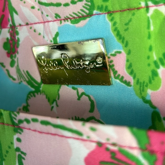 Lilly Pulitzer Insulated Cooler Bag Big Flirt Colorful Tote Long Strap/ handles - Picture 3 of 16